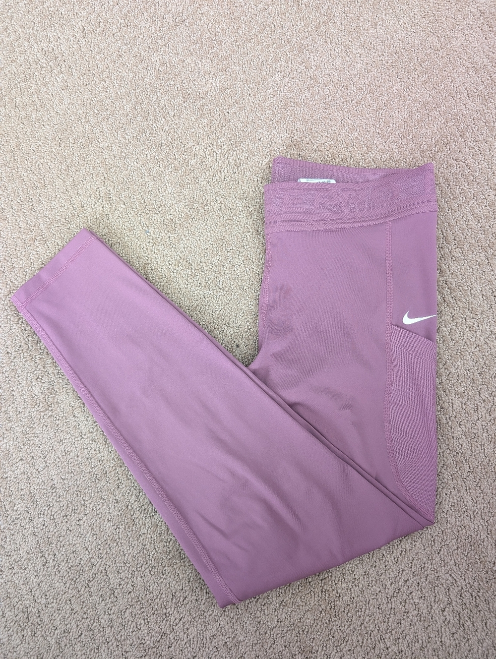 Nike Womens Dusty Rose Performance Leggings